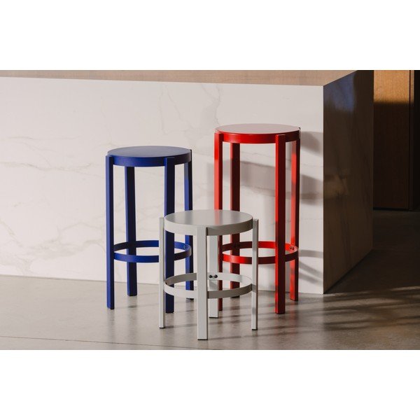 Světle šedá ocelová stolička Doon – noo.ma-image-3