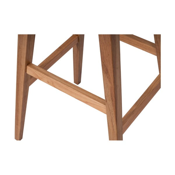 Barová stolička z kaučukového dřeva v přírodní barvě (výška sedáku 75 cm) Club – Bonami Essentials-image-4