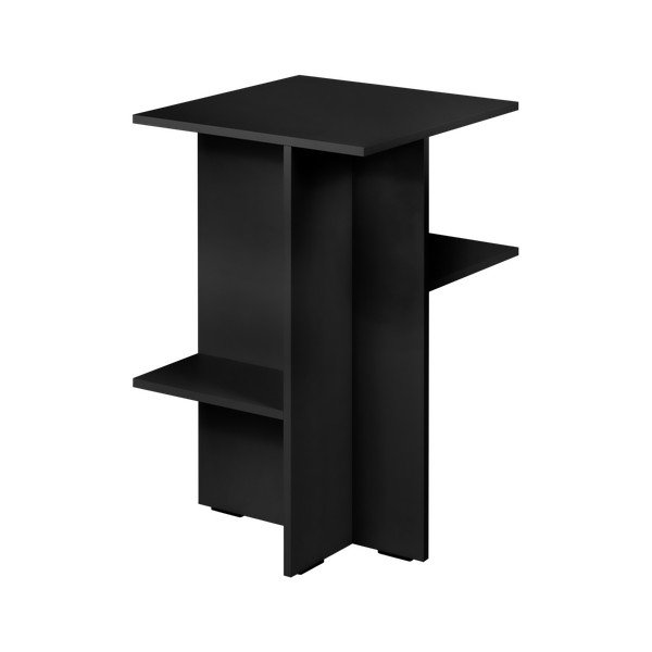 Černý noční stolek s poličkami Atik – noo.ma-image-2