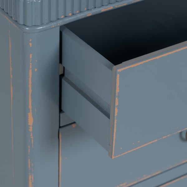 Modrý noční stolek Shabby – Ixia-image-4