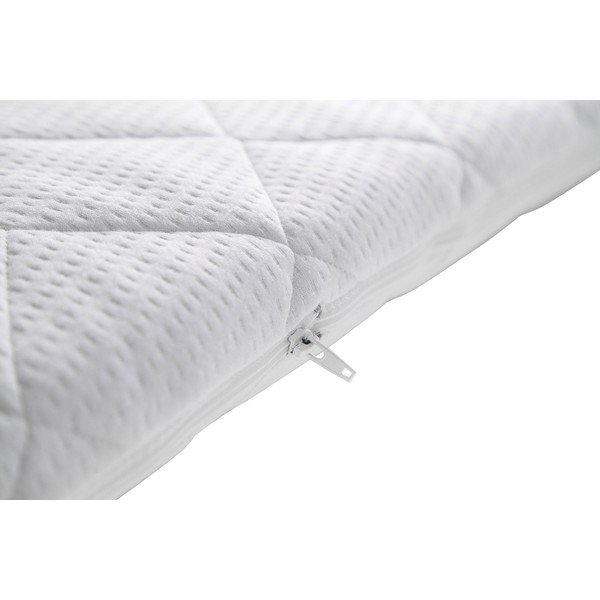 Středně tvrdý pěnový topper s odnímatelným potahem/termoregulační 200x200 cm – Meise Möbel-image-2