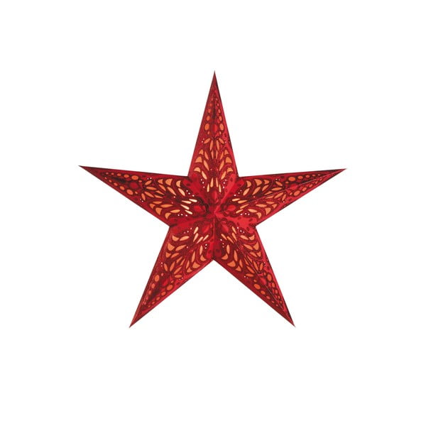 Dekorativní hvězda Geeta Red, 60 cm