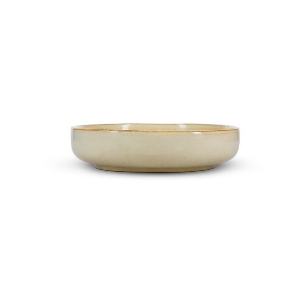 Béžový servírovací talíř z kameniny Meridian – Salt&Pepper-image-2