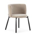 Béžová čalouněná jídelní křesla v sadě 2 ks Ginny – MOME