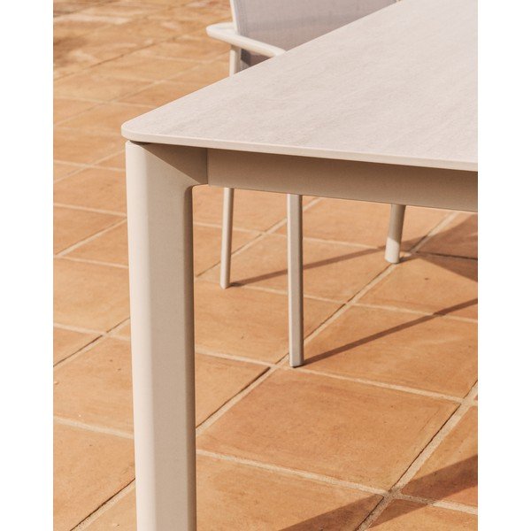 Zahradní jídelní stůl s deskou z kamene 80x140 cm Anafi – Kave Home-image-2