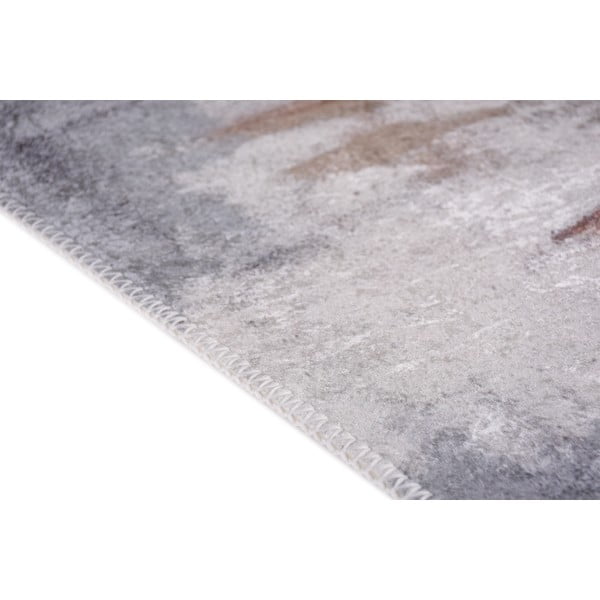 Šedý/slonovinový pratelný běhoun 80x200 cm Abstract Colors – Vitaus-image-2