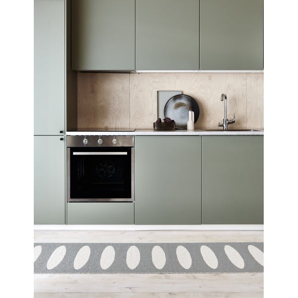 Šedý vnitřní a venkovní běhoun 70x150 cm Ella Warm Grey – Pappelina-image-1