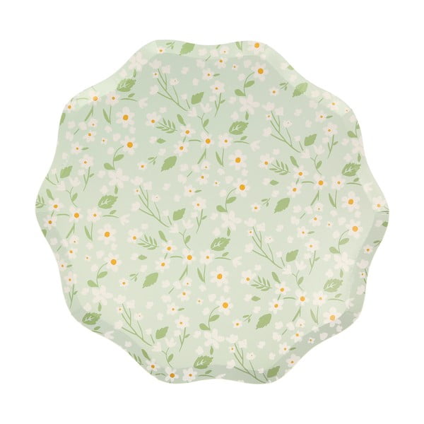 Papírové jednorázové tácky v sadě  12 ks Ditsy – Meri Meri-image-2