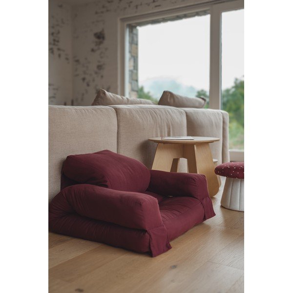 Černošedé relaxační dětské křesílko Mini Hippo - Karup Design-image-1