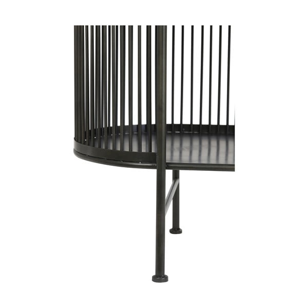 Černá kovová vysoká komoda 119x161 cm Yinthe - Light & Living-image-4