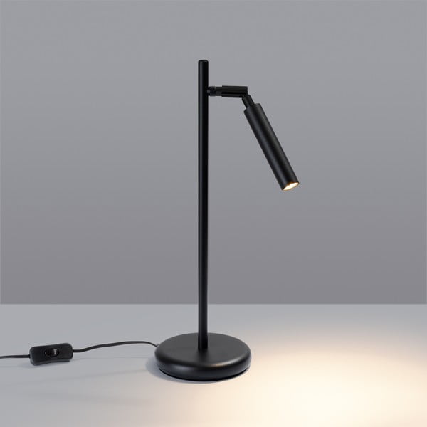 Černá stolní lampa (výška 43 cm) Fideus – Sollux-image-3