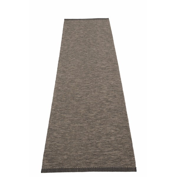 Tmavě hnědý vnitřní a venkovní běhoun 70x300 cm Sam Black Walnut – Pappelina