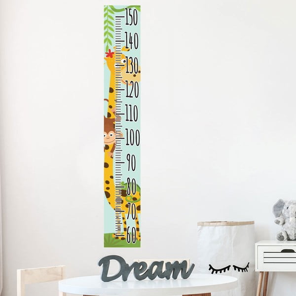 Sada 2 nalepovacích metrů pro zaznamenání dětské výšky Ambiance Savanna