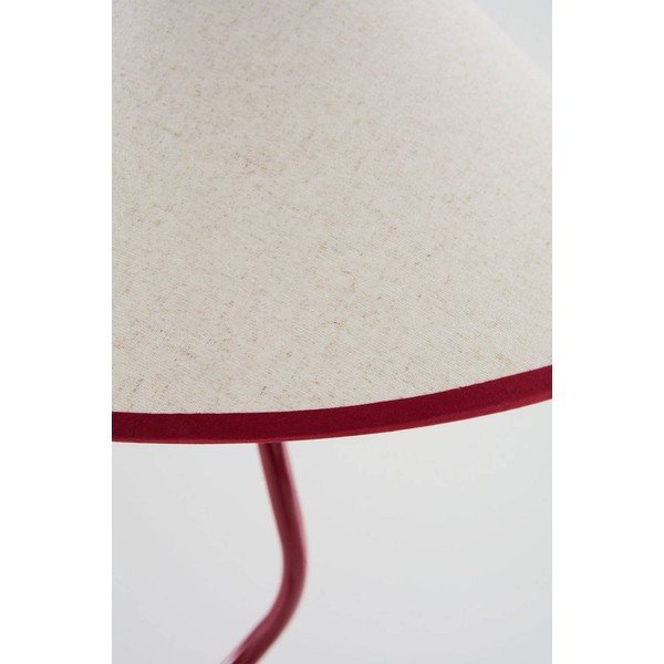 Červená/bílá látková stmívatelná stojací lampa (výška 148 cm) Juliet – Jotex-image-4