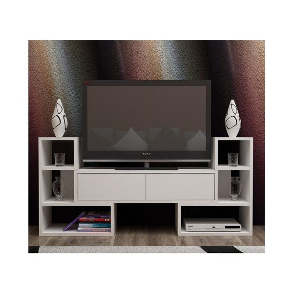 Bílý TV stolek Mobito Design Sharp-image-2
