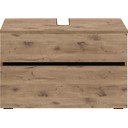Skříňka pod umyvadlo v dekoru dubu v přírodní barvě 80x55 cm Wisla – Støraa