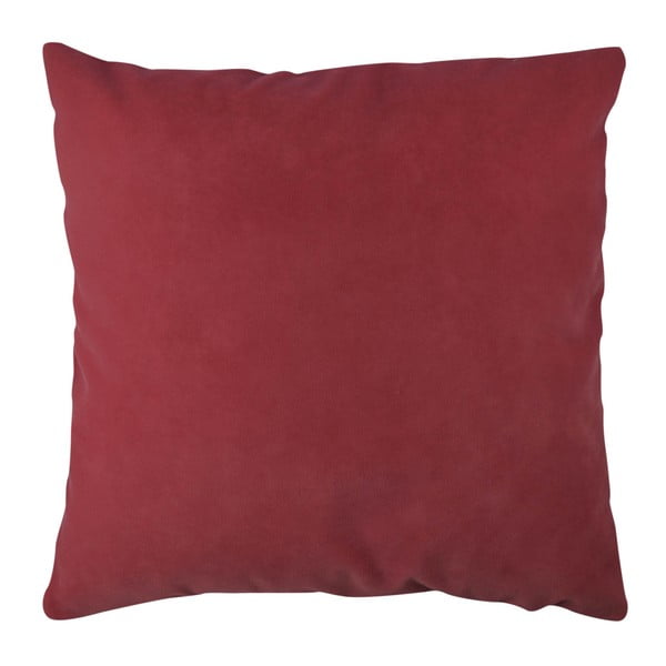 Tmavě červený polštář Arulla Mesmo, 43 x 43 cm
