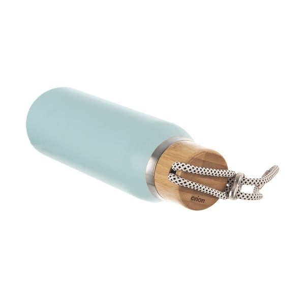 Světle modrá termoska 600 ml Květ – Orion-image-1