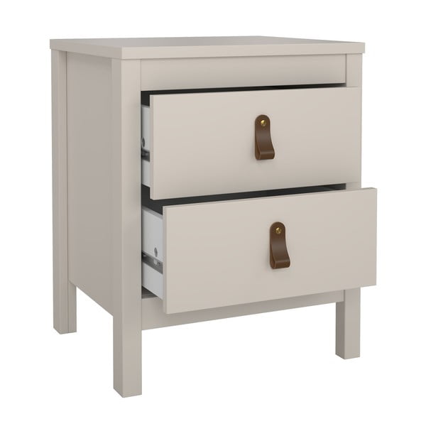 Šedobéžový noční stolek Madrid – Tvilum-image-2