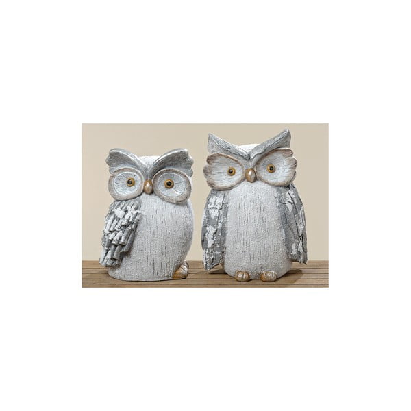 Sada 2 dekorativních objektů Owl Biggy