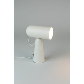 Bílá stolní lampa White Label Vesper