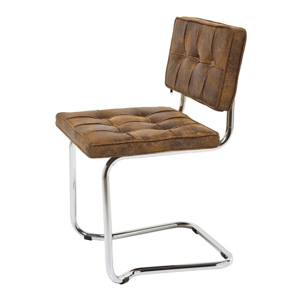 Hnědá židle Kare Design Vintage