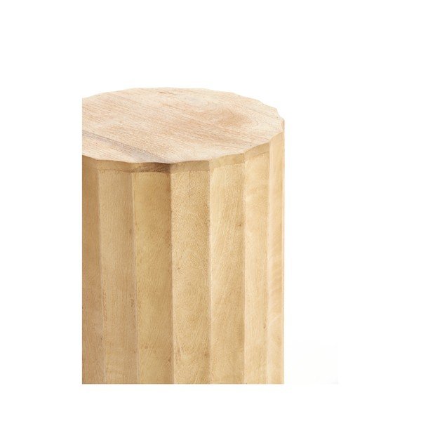 Kulatý odkládací stolek z mangového dřeva ø 35 cm Ellena – Light & Living-image-2