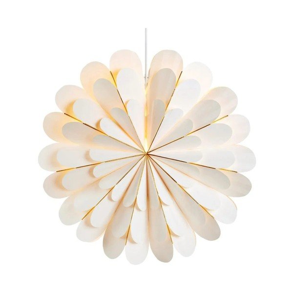 Bílá světelná dekorace s vánočním motivem ø 45 cm Marigold – Markslöjd