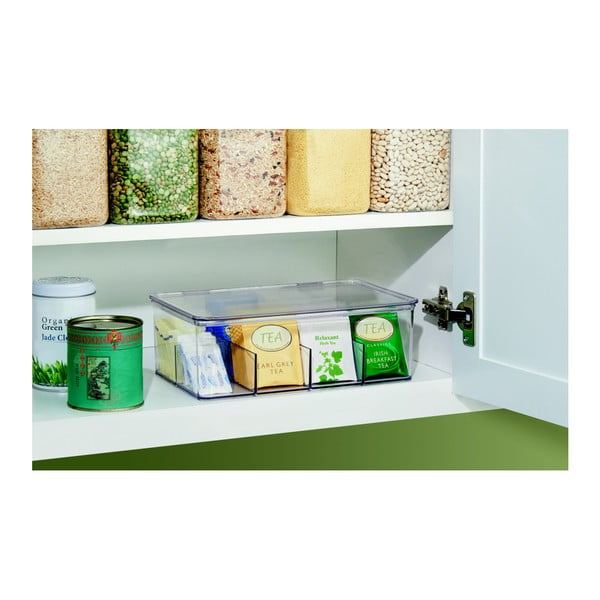 Box na čajové sáčky iDesign Binz Tea, 27,5 x 18,5 cm-image-2