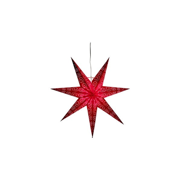 Červená svítící hvězda Best Season, ⌀ 60 cm