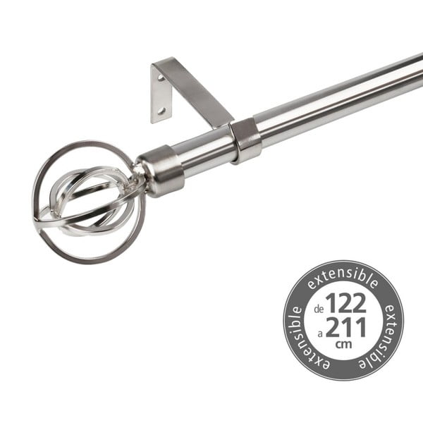 Kovová roztažitelná garnýž 122 - 211 cm – Casa Selección-image-1