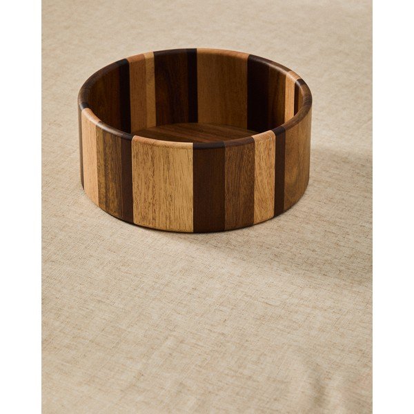 Dřevěná servírovací miska v přírodní barvě Nover – Kave Home-image-1