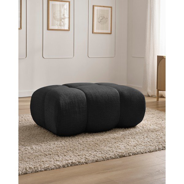 Černá žinylková podnožka Ivane – Bobochic Paris-image-1