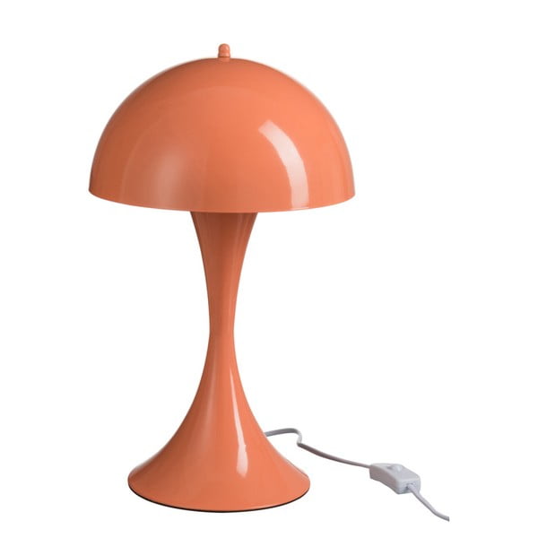 Oranžová stolní lampa J-Line Mushroom