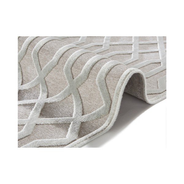Šedý koberec z viskózy Mint Rugs Caine, 80 x 125 cm-image-2