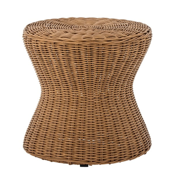 Kulatý zahradní odkládací stolek z umělého ratanu ø 53 cm Roccas – Bloomingville