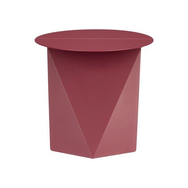 Kovový kulatý odkládací stolek 45x46 cm Foldy – Zuiver-image-3