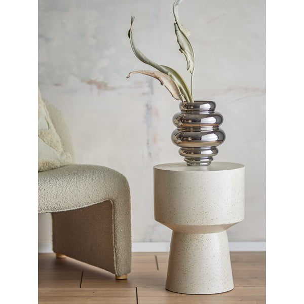 Skleněná ručně vyrobená váza ve stříbrné barvě (výška 24 cm) Zorya – Bloomingville-image-1