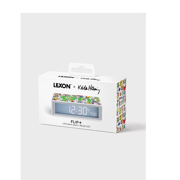 Digitální stolní budík Flip+ Lexon x Keith Haring - Happy – Lexon-image-2