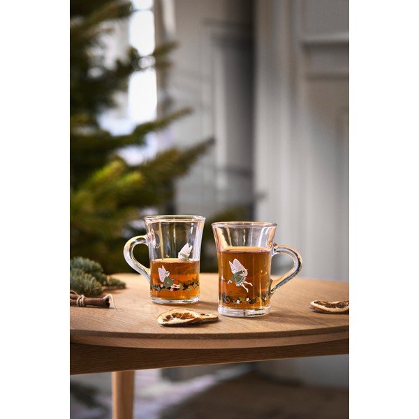 Skleněné hrnky v sadě 2 ks s vánočním motivem 230 ml Christmas – Holmegaard-image-1