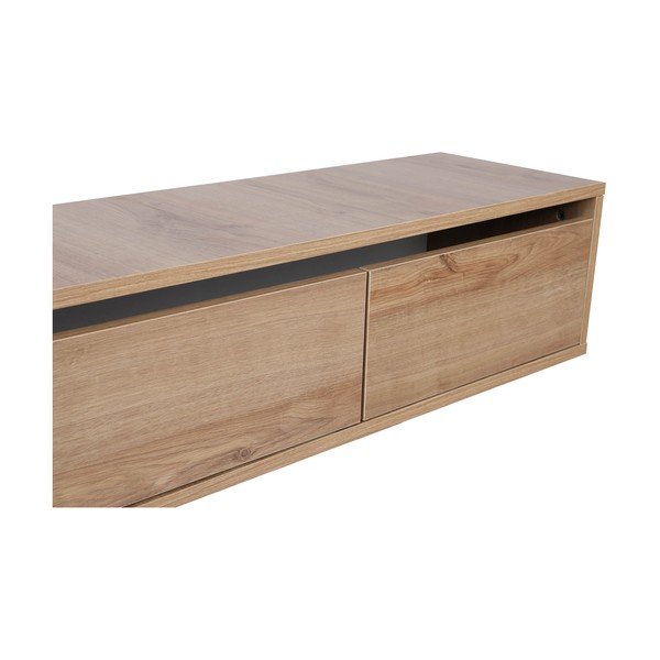 TV stolek v dekoru dubu v přírodní barvě 180x30x25 cm Rust – Kalune Design-image-4