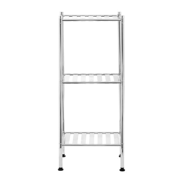 Koupelnový regál ve stříbrné barvě 34x80 cm – Premier Housewares-image-1