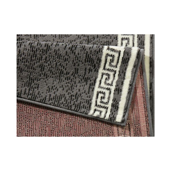 Šedý běhoun s bílými detaily Hanse Home Ornament, 80 x 450 cm-image-2