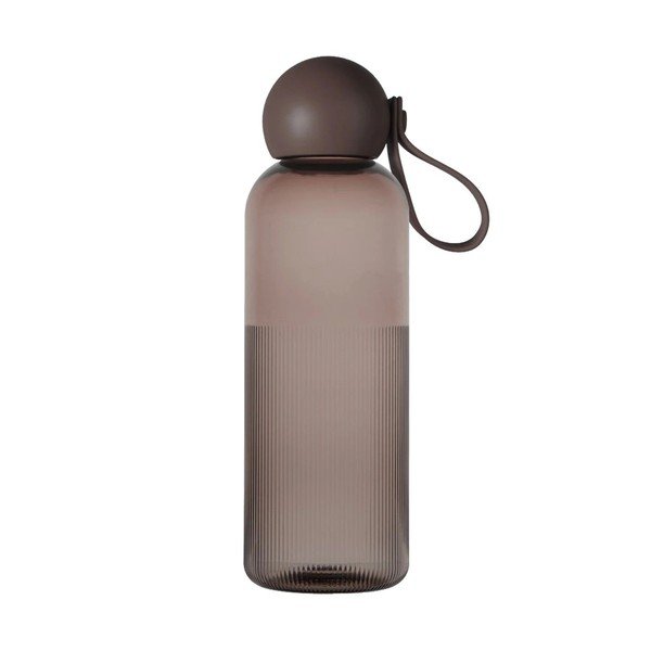Hnědá cestovní lahev z recyklovaného plastu 650 ml Tom – Sagaform