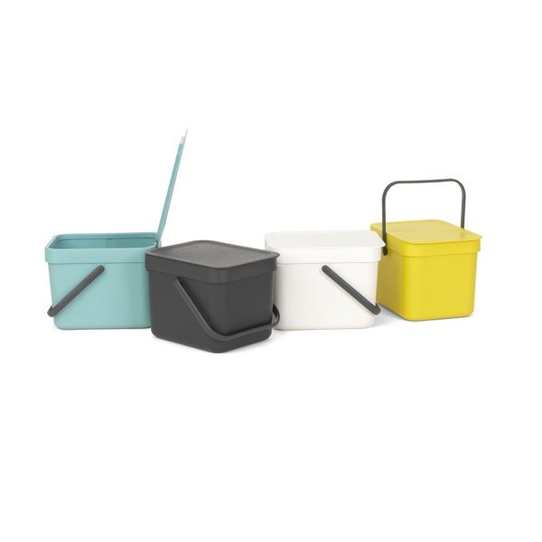 Koš Sort & Go 6 l, bílý-image-2