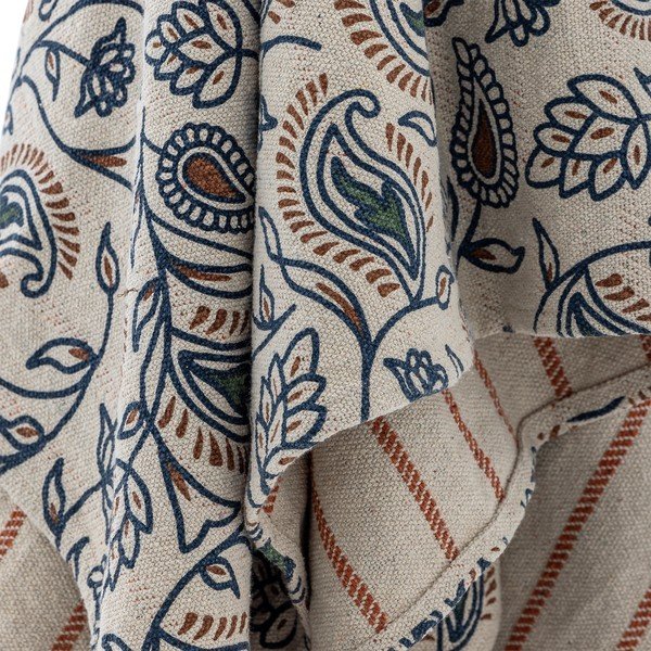 Deka s příměsí bavlny 130x160 cm Paisley – Bloomingville-image-3