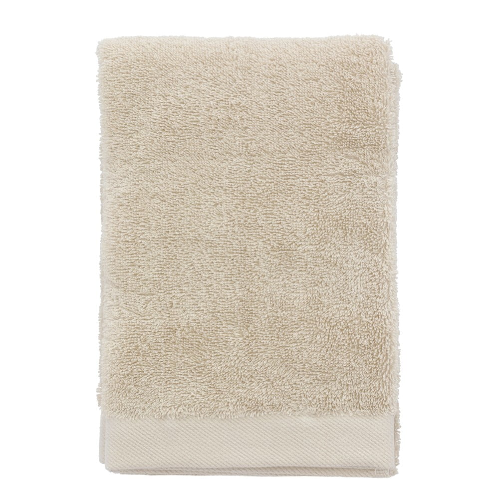 Béžový froté bavlněný ručník 50x100 cm Comfort – Södahl
