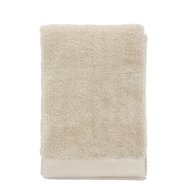 Béžový froté bavlněný ručník 50x100 cm Comfort – Södahl