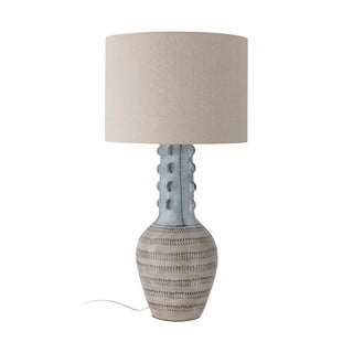 Světle modrá stolní lampa s textilním stínidlem (výška 90 cm) Gadiela – Bloomingville