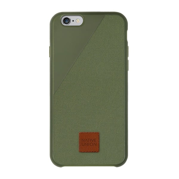 Tmavě zelený obal na mobilní telefon pro iPhone 6 a 6S Plus Native Union Clic 360 Case